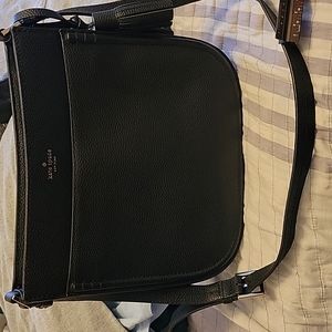 Kate Spade Orchard Street Black Leather Hensley Bag 10x11